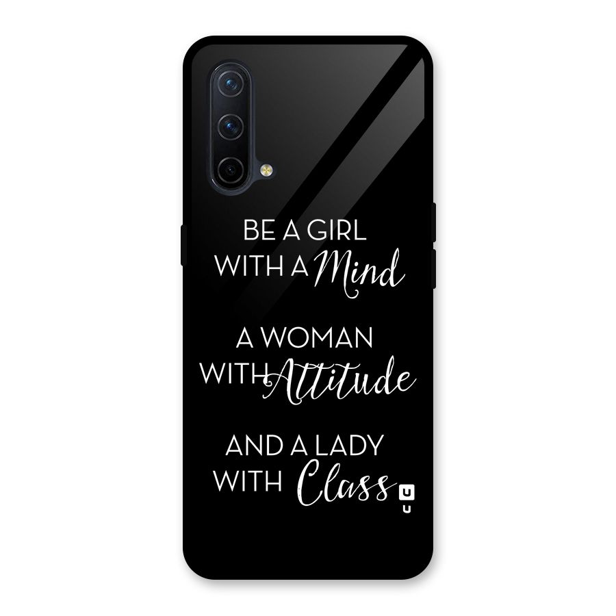 The-Mindset Glass Back Case for OnePlus Nord CE 5G