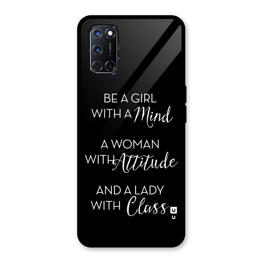 The-Mindset Glass Back Case for Oppo A52