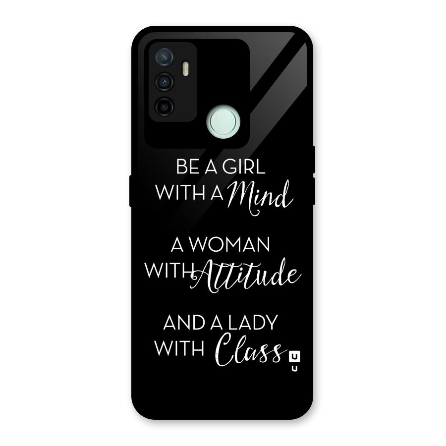 The-Mindset Glass Back Case for Oppo A53