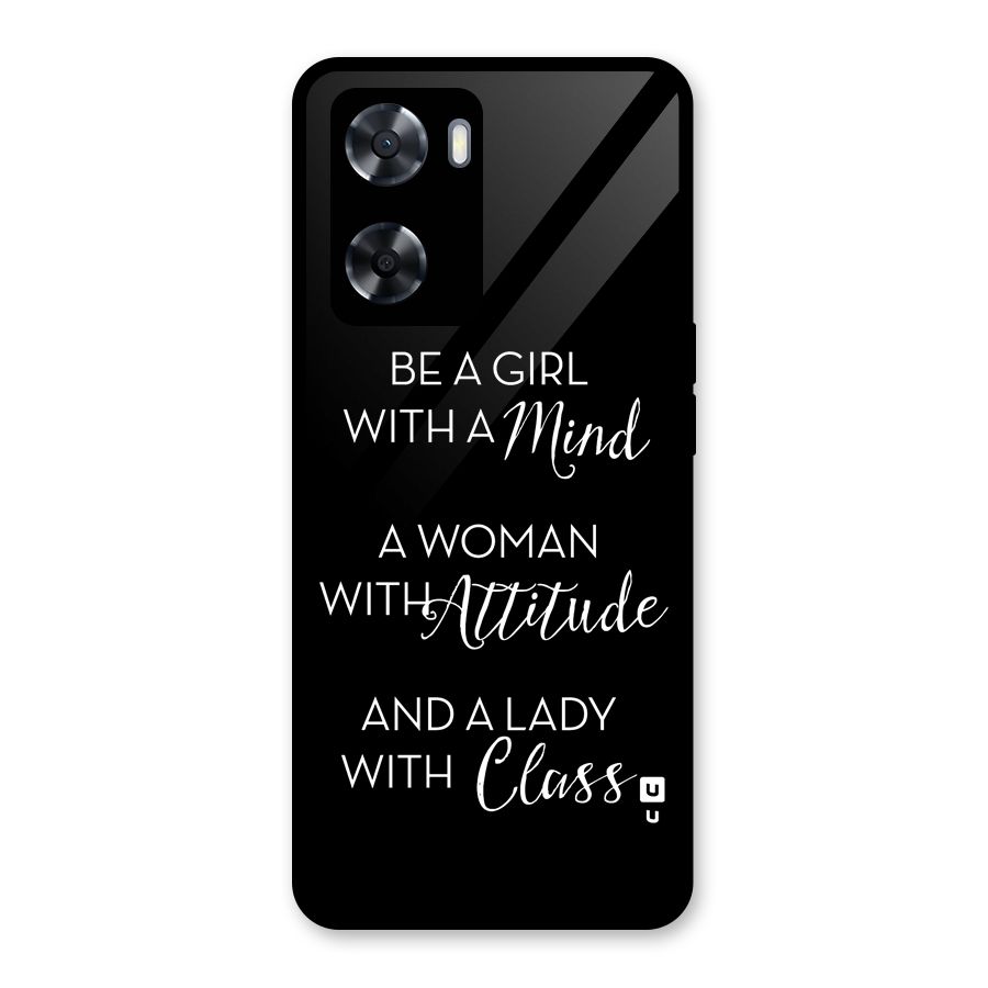 The-Mindset Glass Back Case for Oppo A57 2022