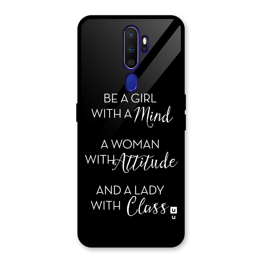 The-Mindset Glass Back Case for Oppo A9 (2020)