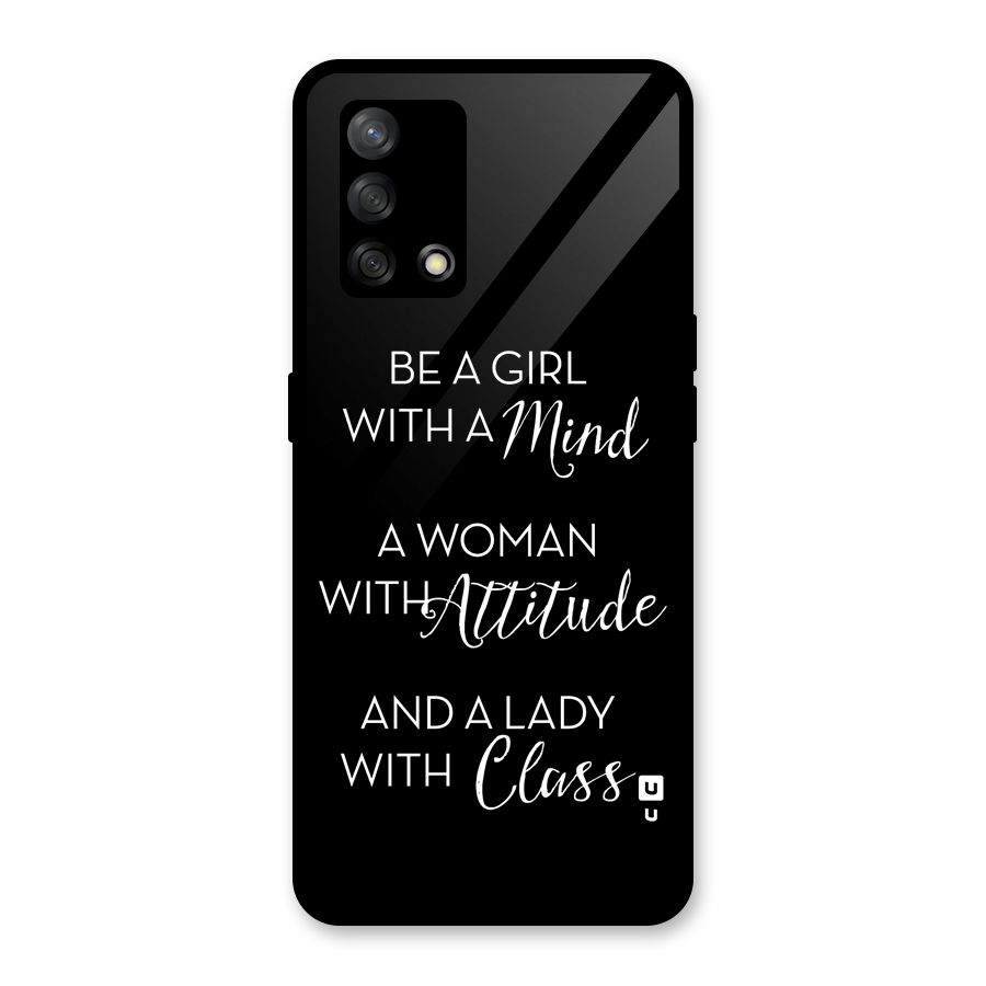 The-Mindset Glass Back Case for Oppo F19s