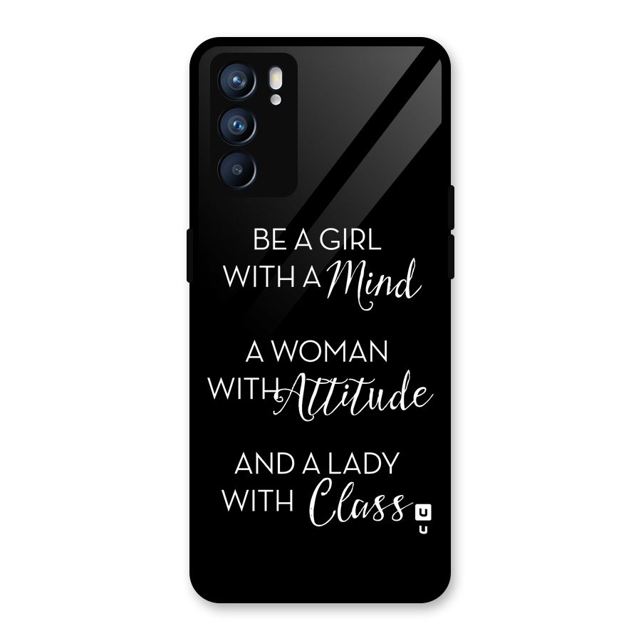 The-Mindset Glass Back Case for Oppo Reno6 5G