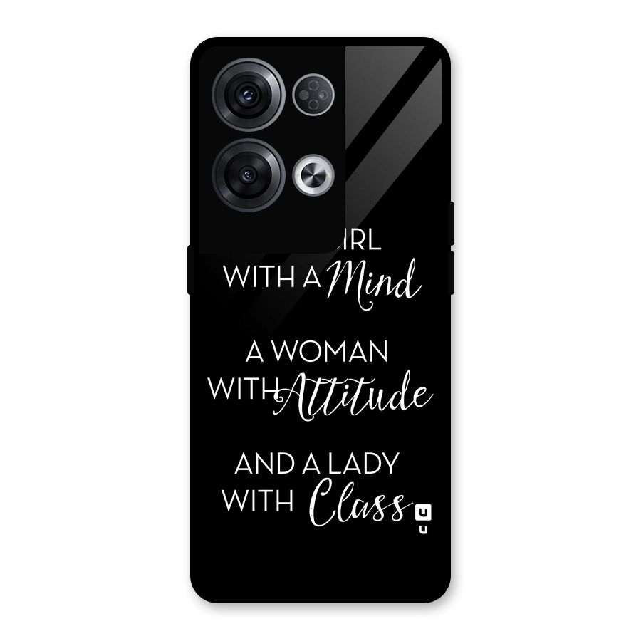 The-Mindset Glass Back Case for Oppo Reno8 Pro 5G