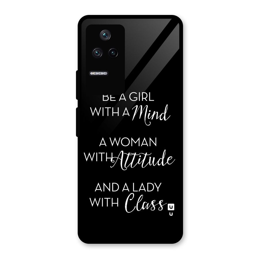The-Mindset Glass Back Case for Poco F4 5G