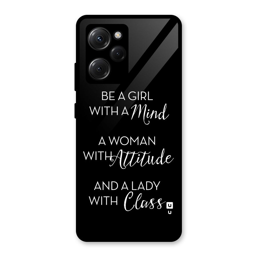 The-Mindset Glass Back Case for Poco X5 Pro