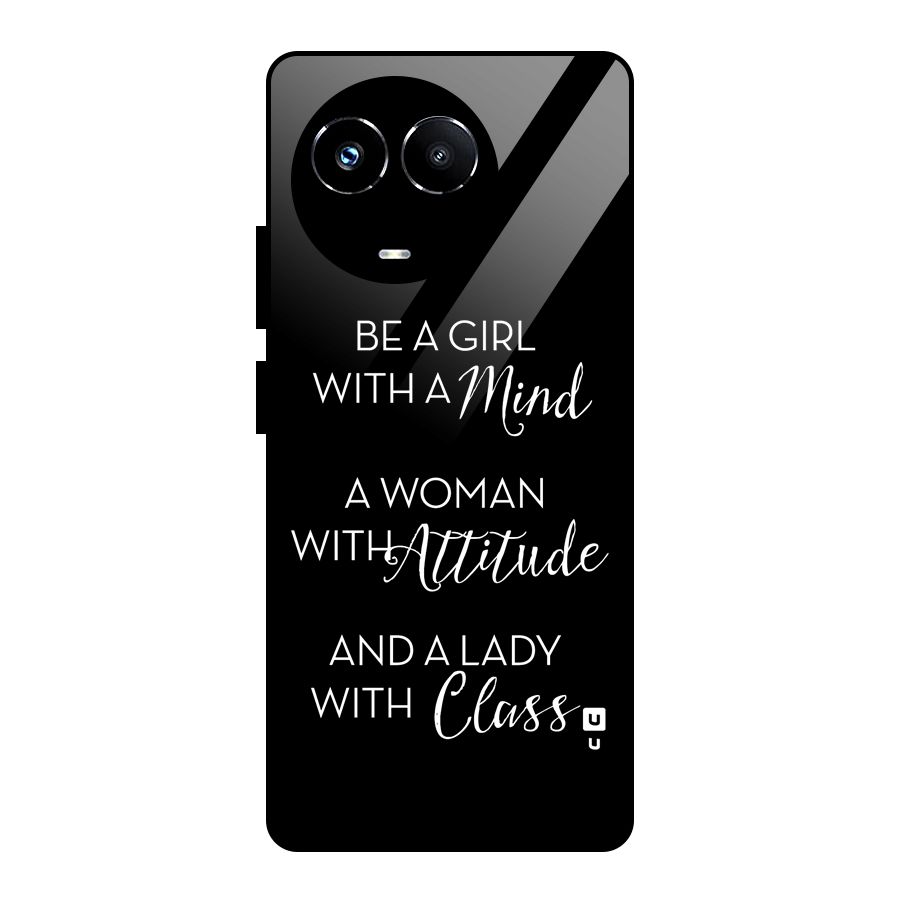 The-Mindset Glass Back Case for Realme 11X