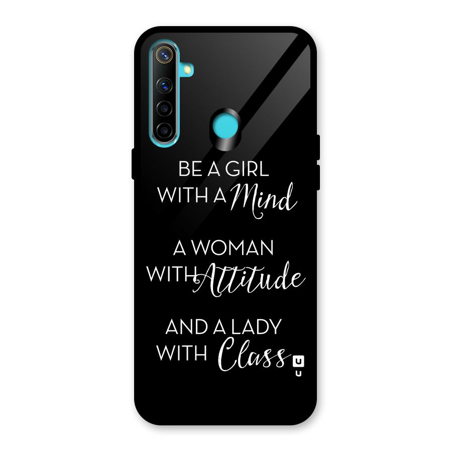 The-Mindset Glass Back Case for Realme 5