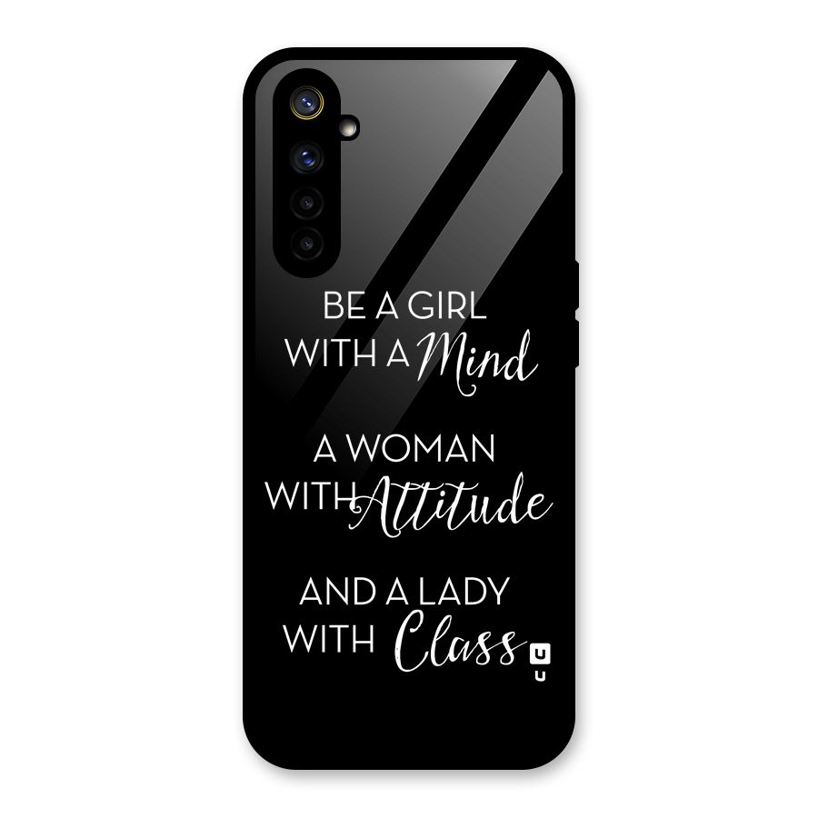 The-Mindset Glass Back Case for Realme 6