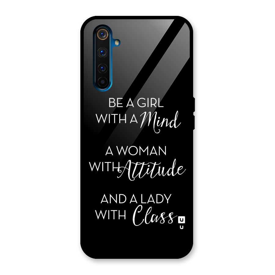 The-Mindset Glass Back Case for Realme 6 Pro