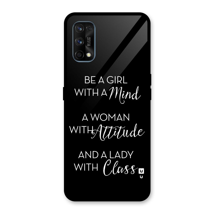 The-Mindset Glass Back Case for Realme 7 Pro