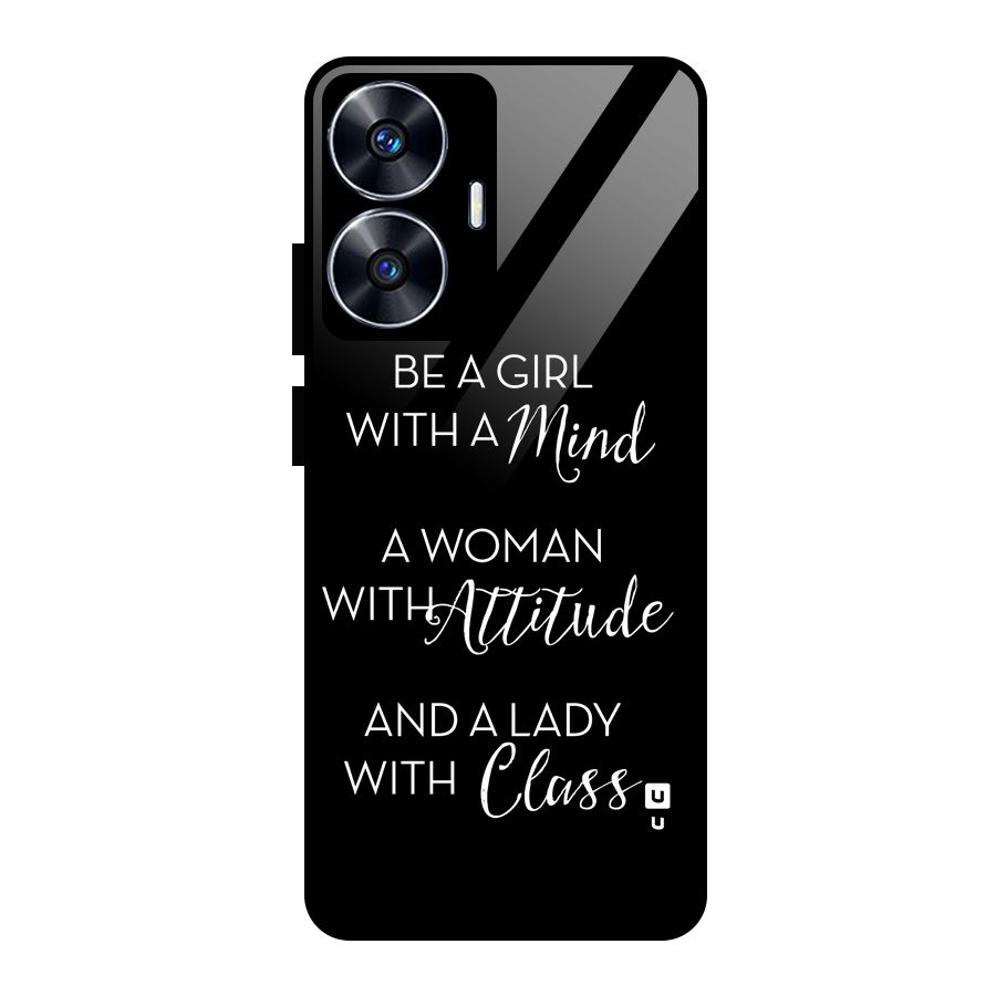 The-Mindset Glass Back Case for Realme Narzo N55