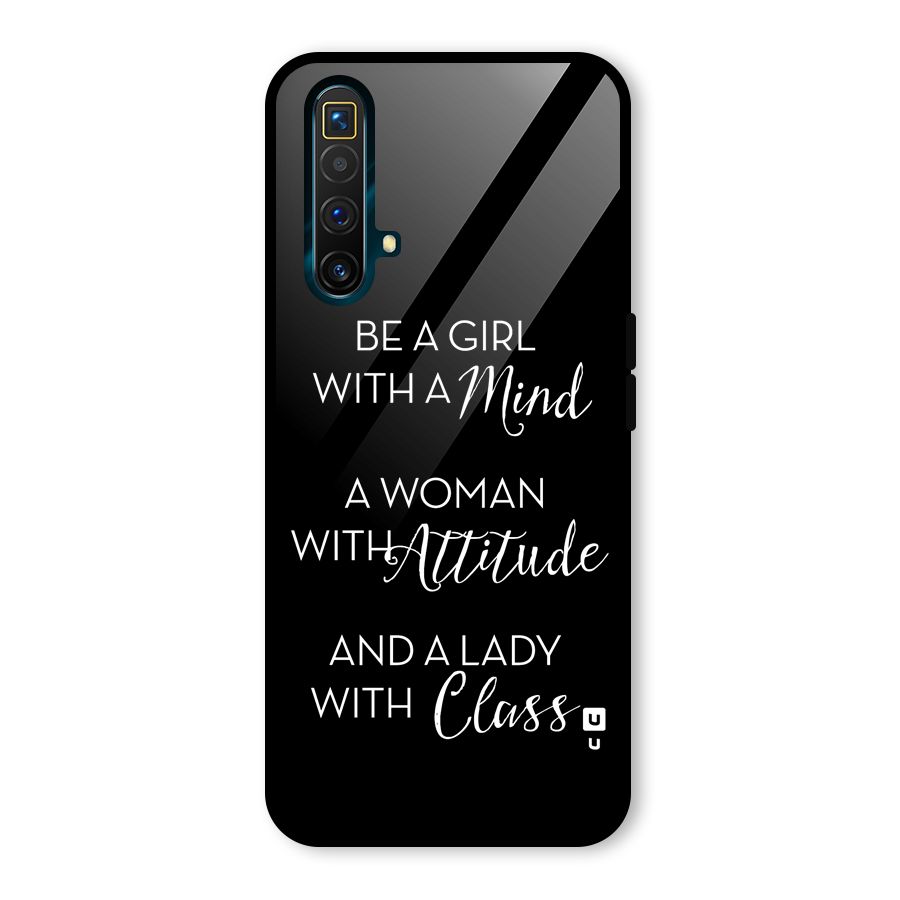 The-Mindset Glass Back Case for Realme X3