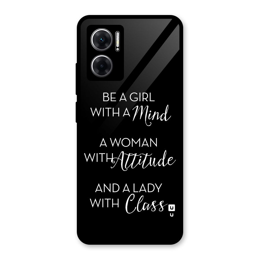 The-Mindset Glass Back Case for Redmi 11 Prime 5G