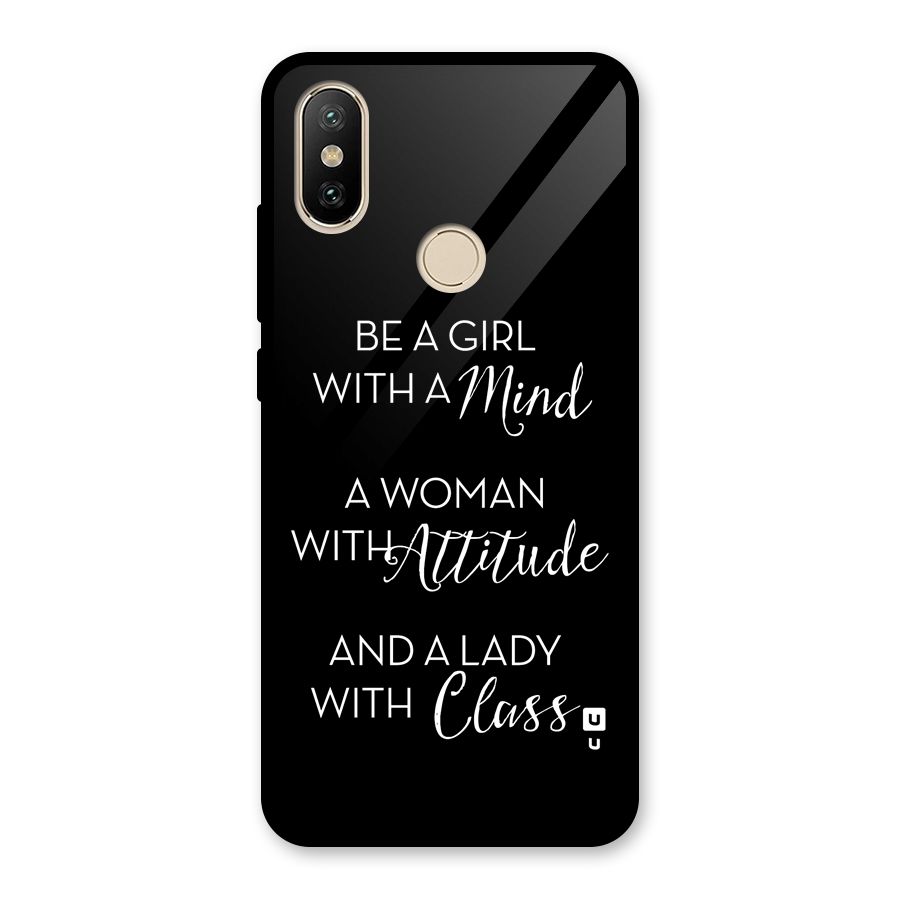 The-Mindset Glass Back Case for Redmi A1