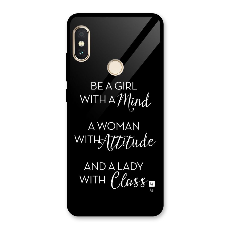 The-Mindset Glass Back Case for Redmi Note 5 Pro