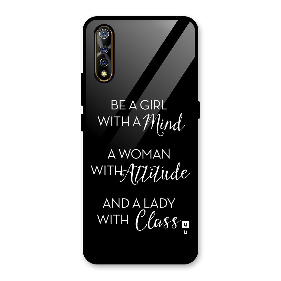 The-Mindset Glass Back Case for Vivo S1
