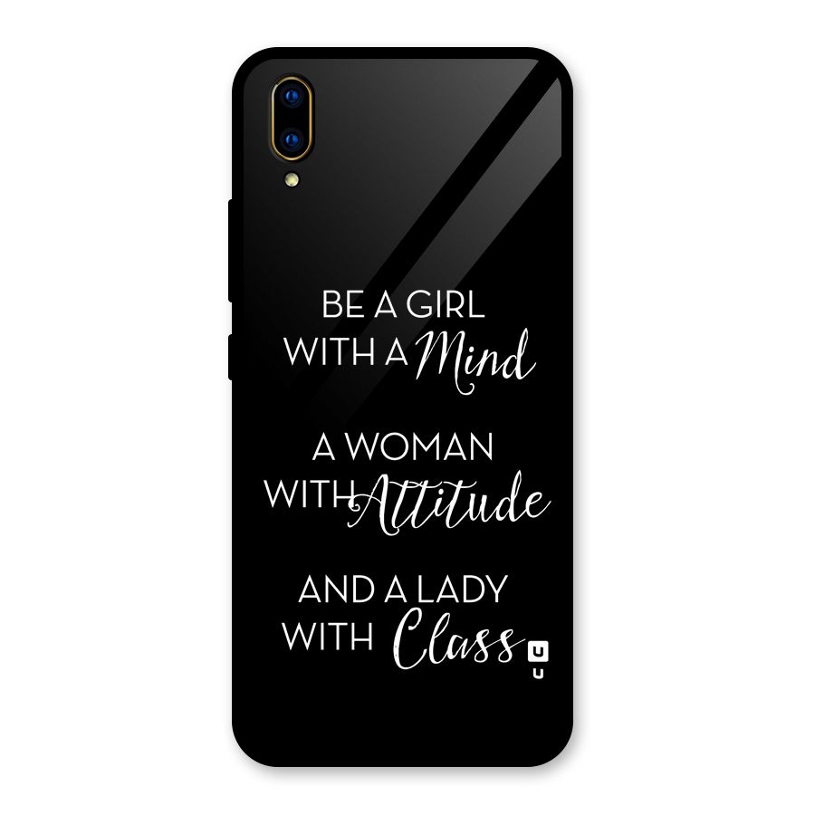 The-Mindset Glass Back Case for Vivo V11 Pro
