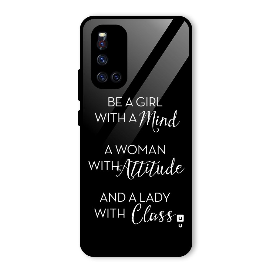 The-Mindset Glass Back Case for Vivo V19