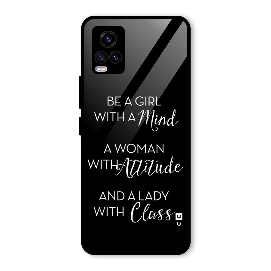 The-Mindset Glass Back Case for Vivo V20