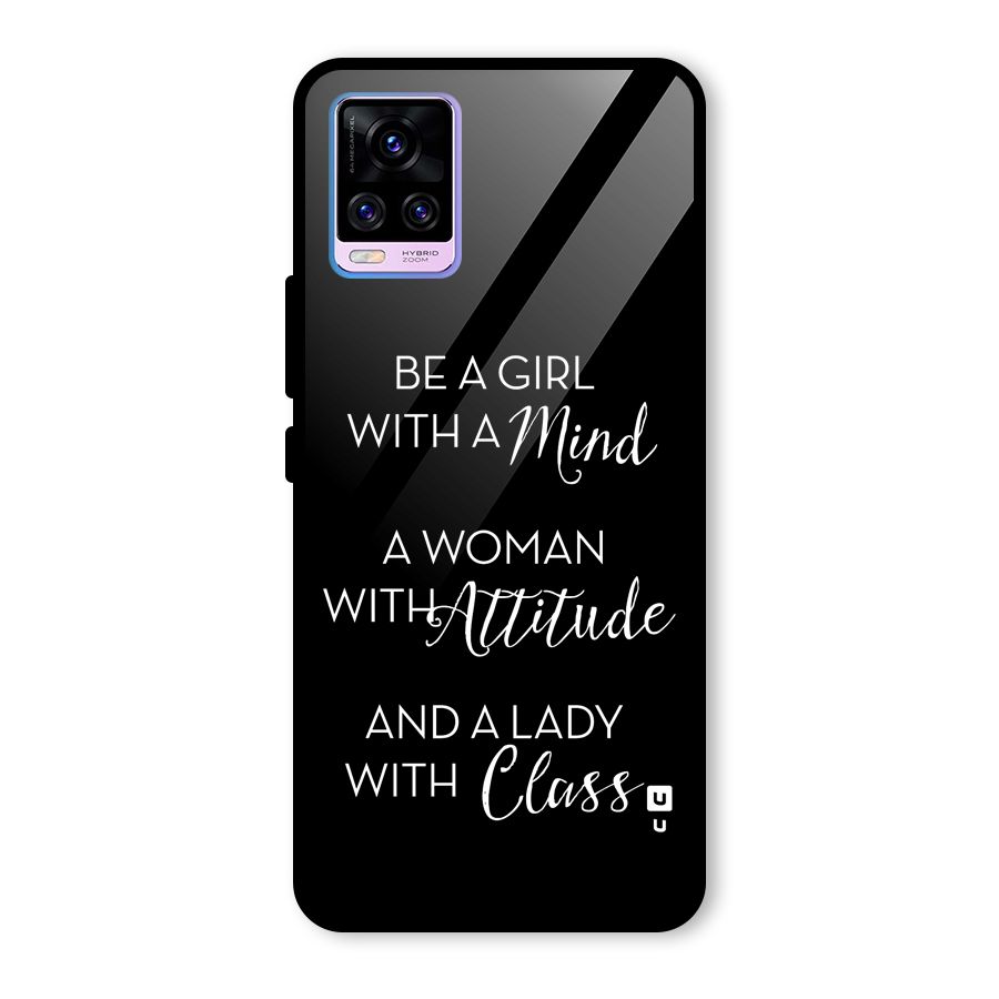 The-Mindset Glass Back Case for Vivo V20 Pro
