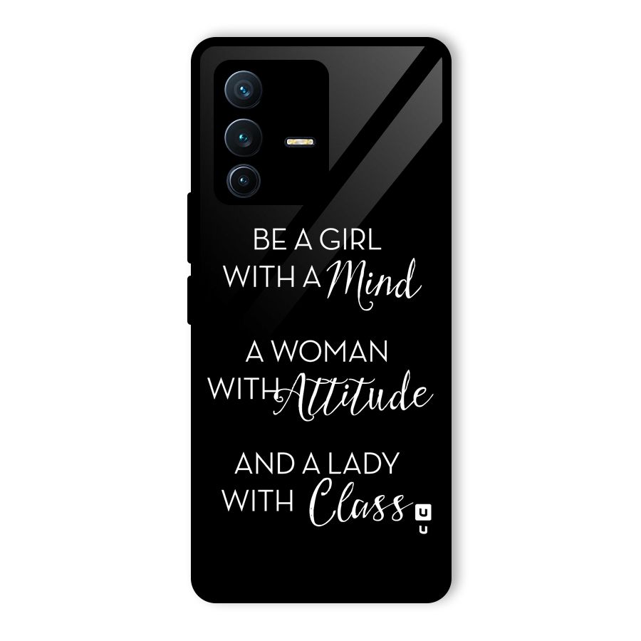 The-Mindset Glass Back Case for Vivo V23 Pro