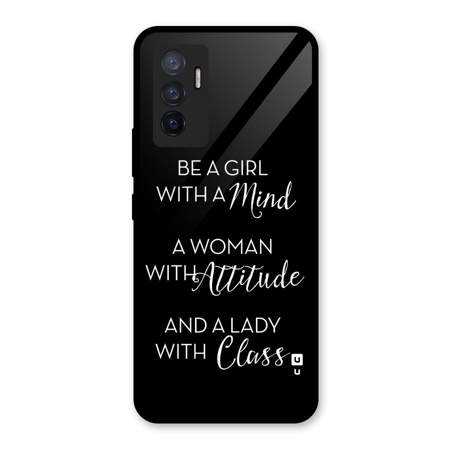 The-Mindset Glass Back Case for Vivo V23e