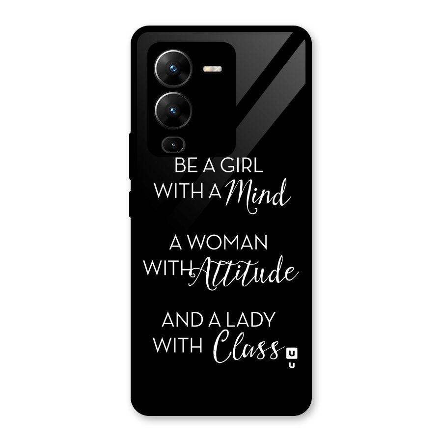 The-Mindset Glass Back Case for Vivo V25 Pro
