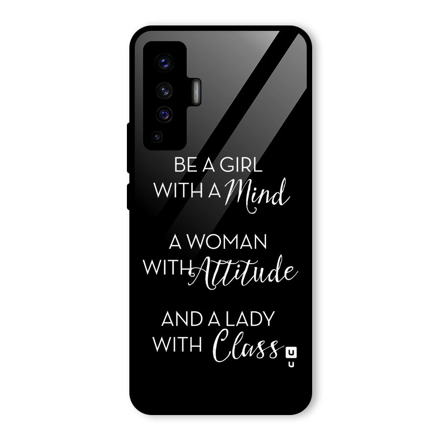 The-Mindset Glass Back Case for Vivo X50