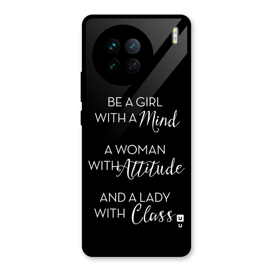 The-Mindset Glass Back Case for Vivo X90