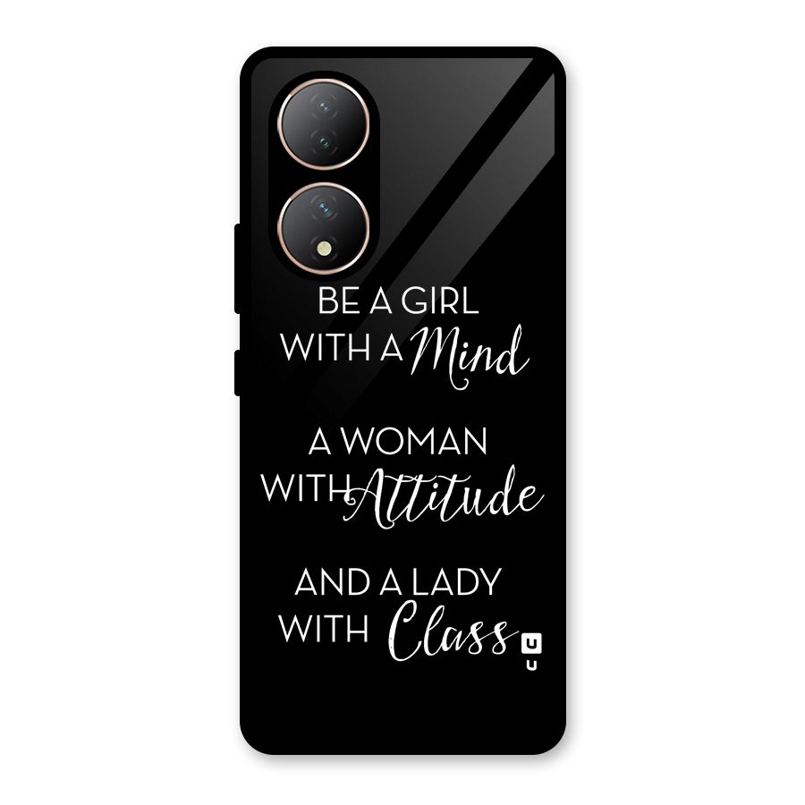 The-Mindset Glass Back Case for Vivo Y100A