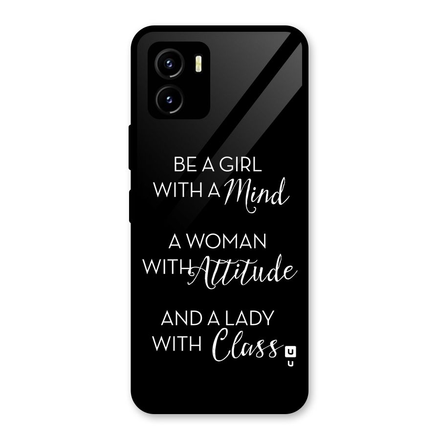 The-Mindset Glass Back Case for Vivo Y15s