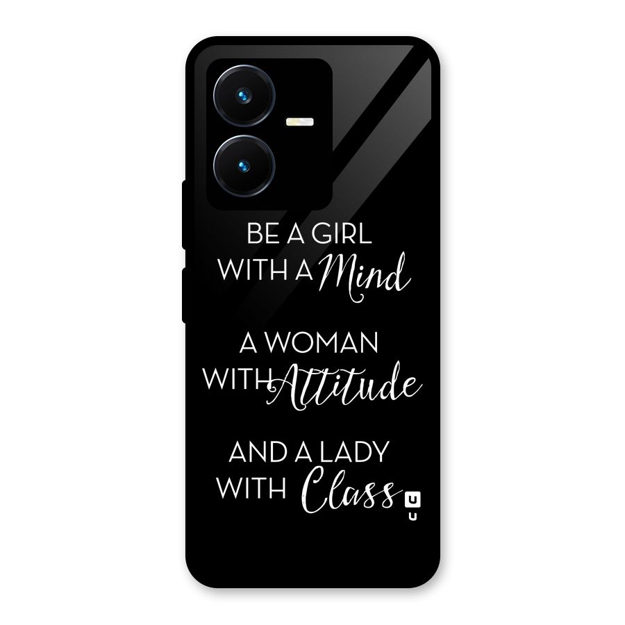 The-Mindset Glass Back Case for Vivo Y22