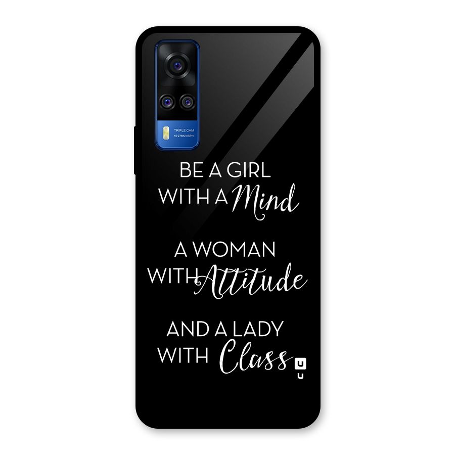 The-Mindset Glass Back Case for Vivo Y31