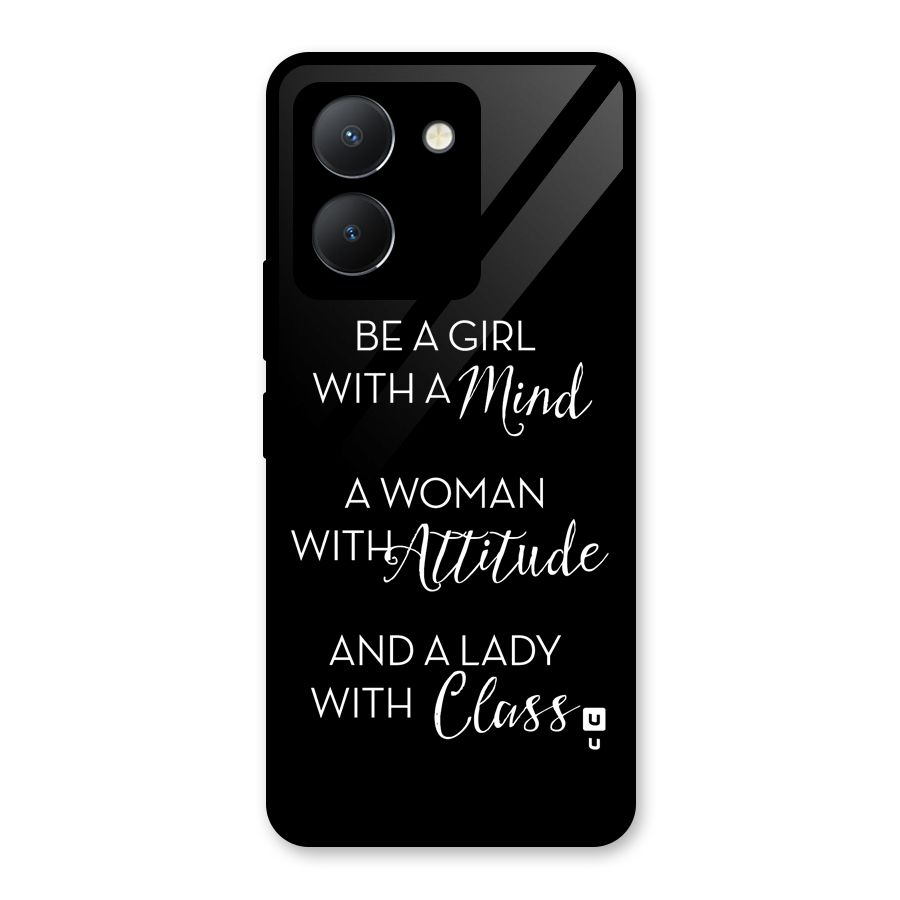 The-Mindset Glass Back Case for Vivo Y36