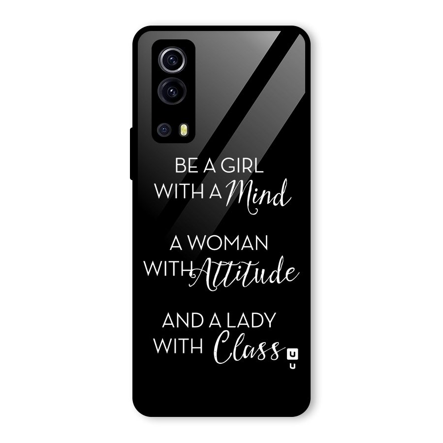 The-Mindset Glass Back Case for Vivo iQOO Z3