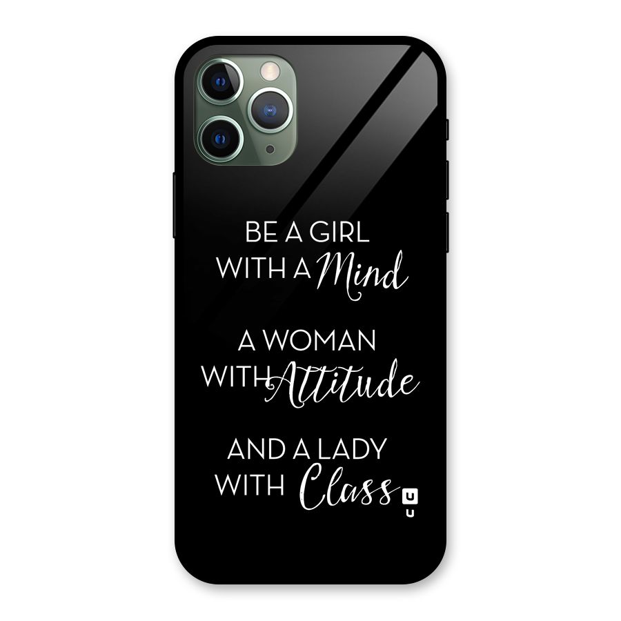 The-Mindset Glass Back Case for iPhone 11 Pro