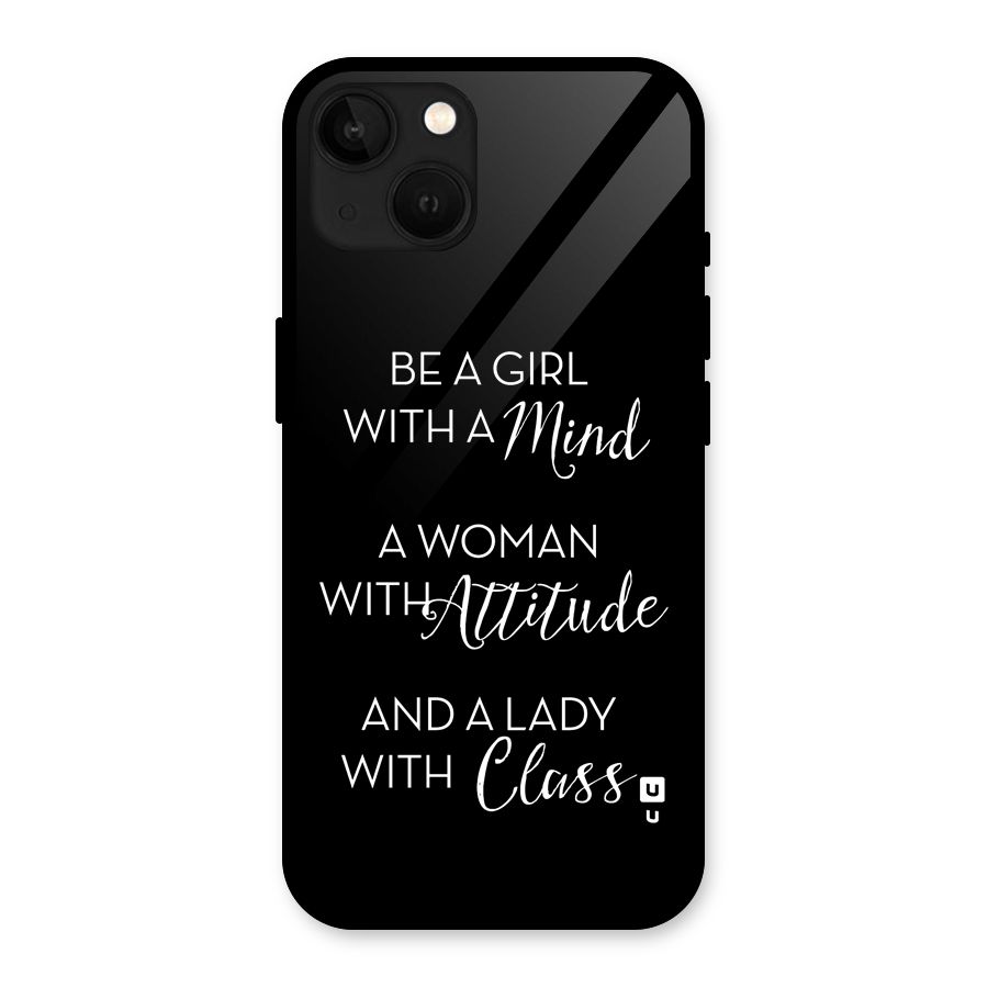 The-Mindset Glass Back Case for iPhone 13