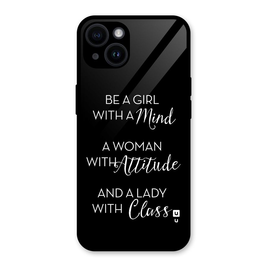 The-Mindset Glass Back Case for iPhone 14