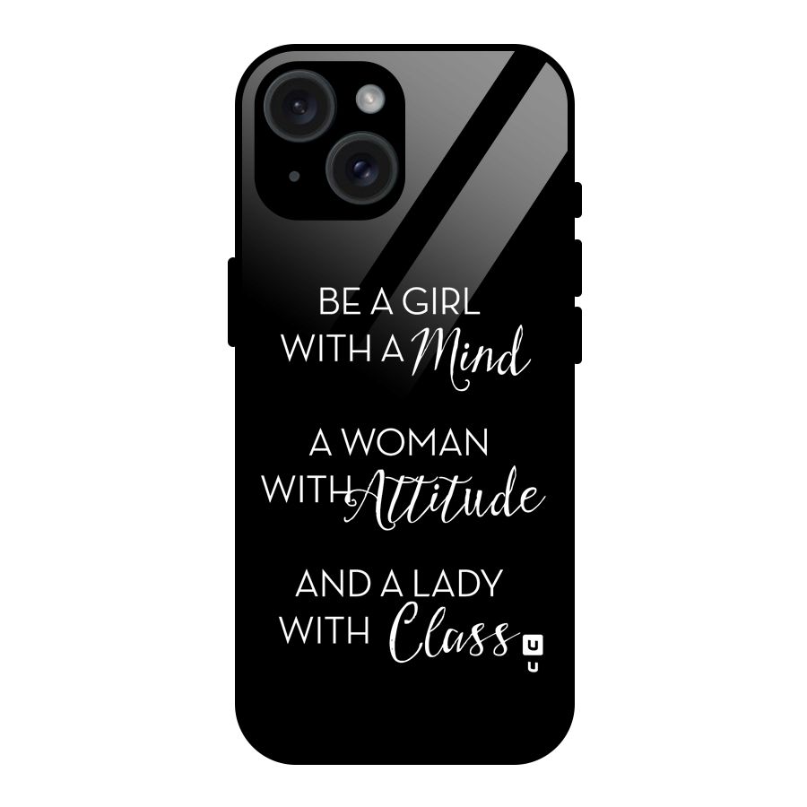 The-Mindset Glass Back Case for iPhone 15