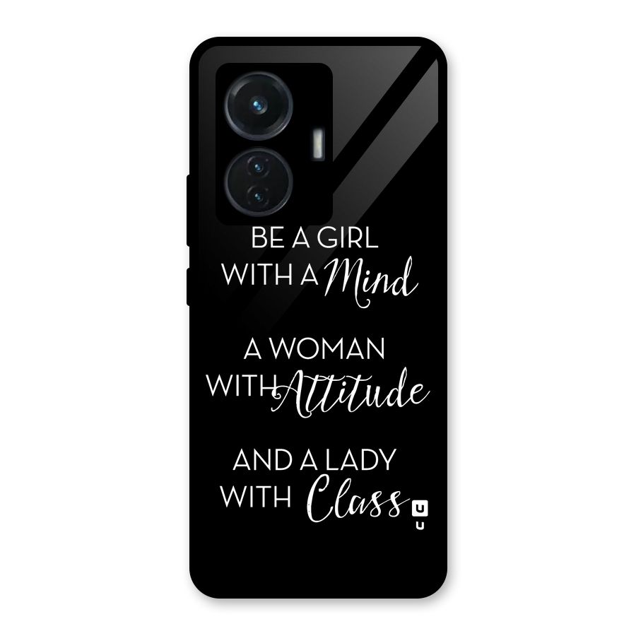 The-Mindset Glass Back Case for iQOO Z6 44W