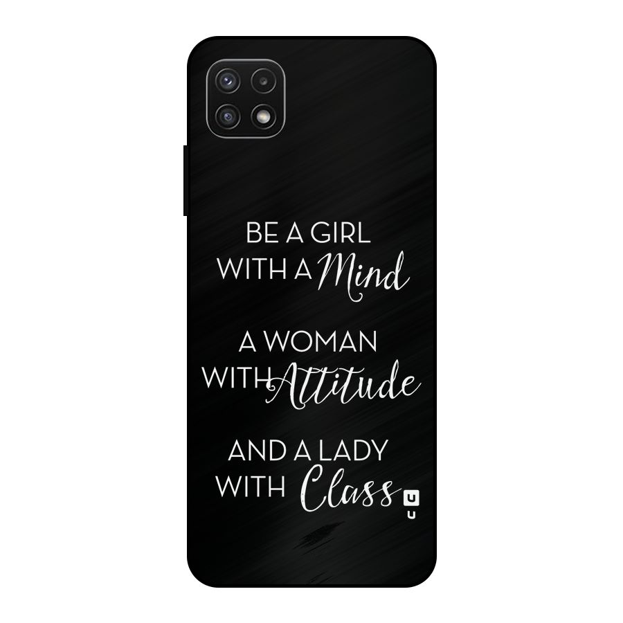 The-Mindset Metal Back Case for Galaxy A22 5G