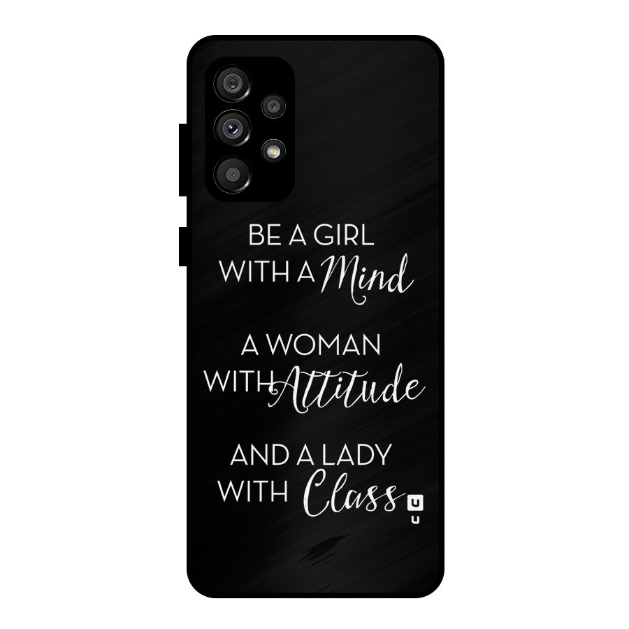 The-Mindset Metal Back Case for Galaxy A73 5G