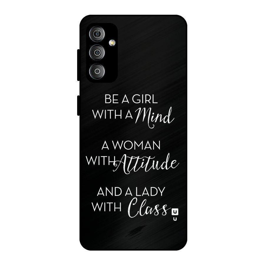 The-Mindset Metal Back Case for Galaxy F23