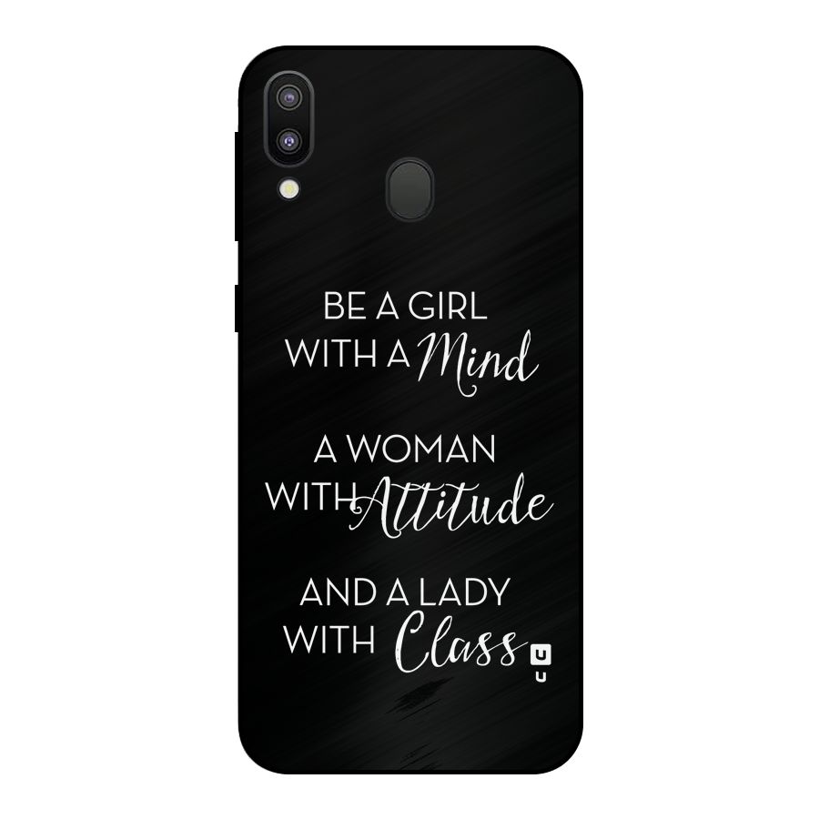 The-Mindset Metal Back Case for Galaxy M20