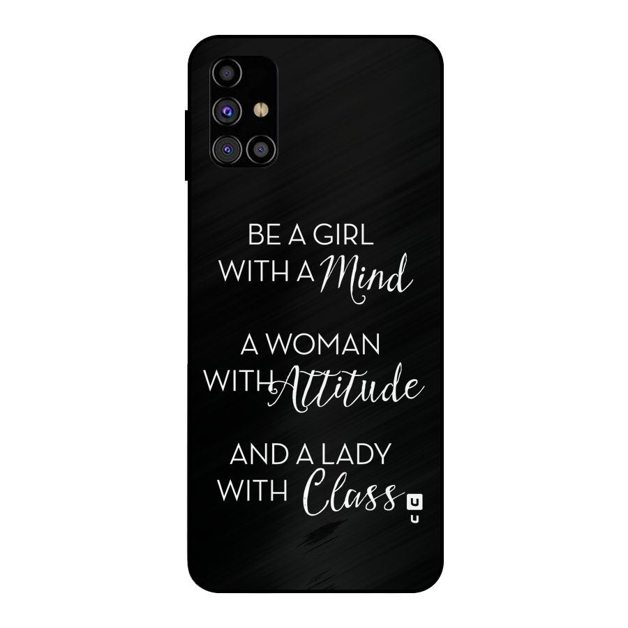 The-Mindset Metal Back Case for Galaxy M31s