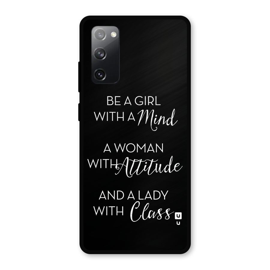 The-Mindset Metal Back Case for Galaxy S20 FE 5G
