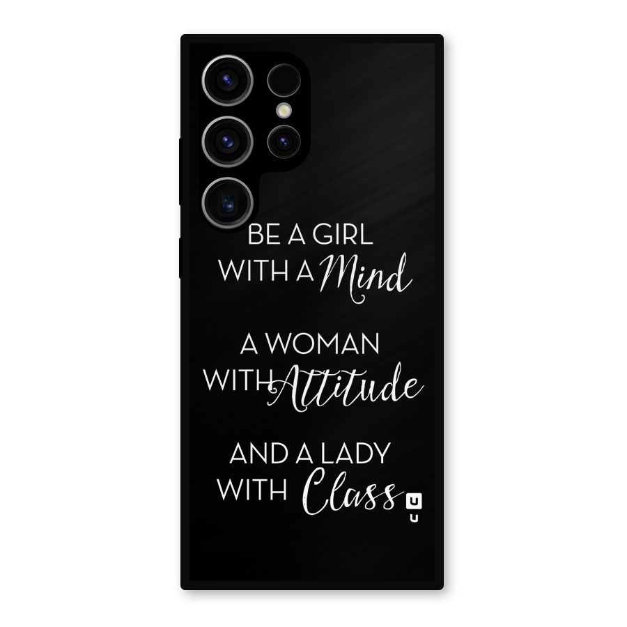 The-Mindset Metal Back Case for Galaxy S23 Ultra