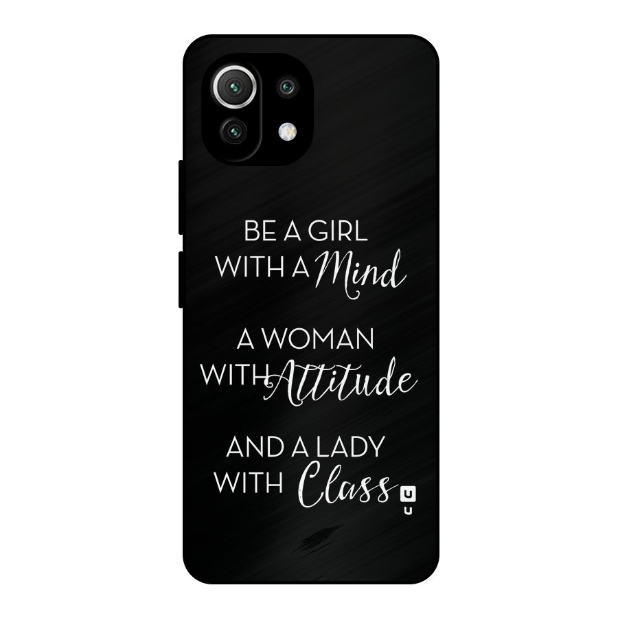 The-Mindset Metal Back Case for Mi 11 Lite