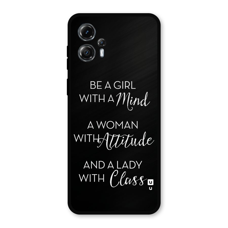 The-Mindset Metal Back Case for Moto G13